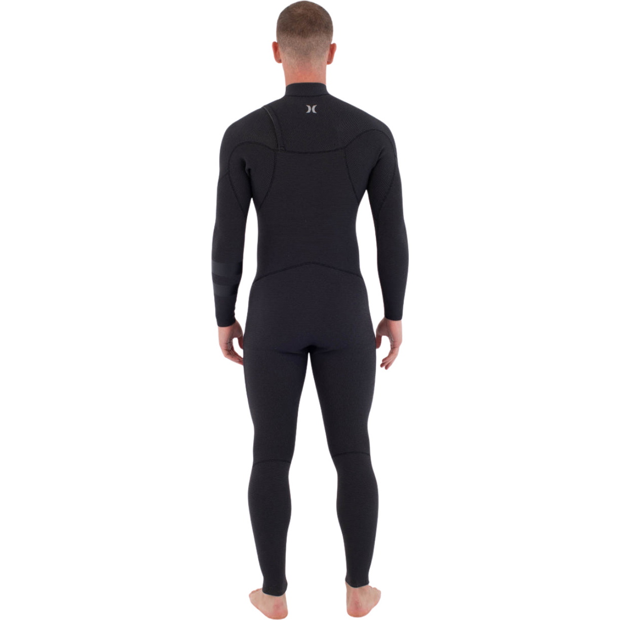 2025 Hurley Mens Plus 5/3mm Chest Zip Våddragt MFS0012504 -.. Black